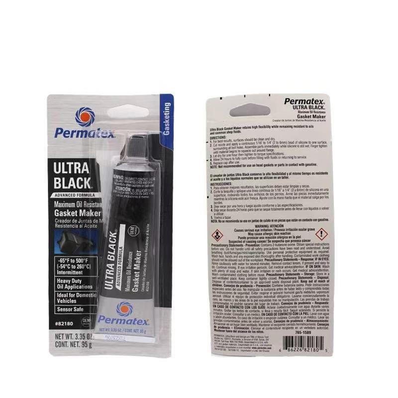 Permatex 82180 Ultra Black RTV Silicone Gasket Silicone Sealant Adhesive